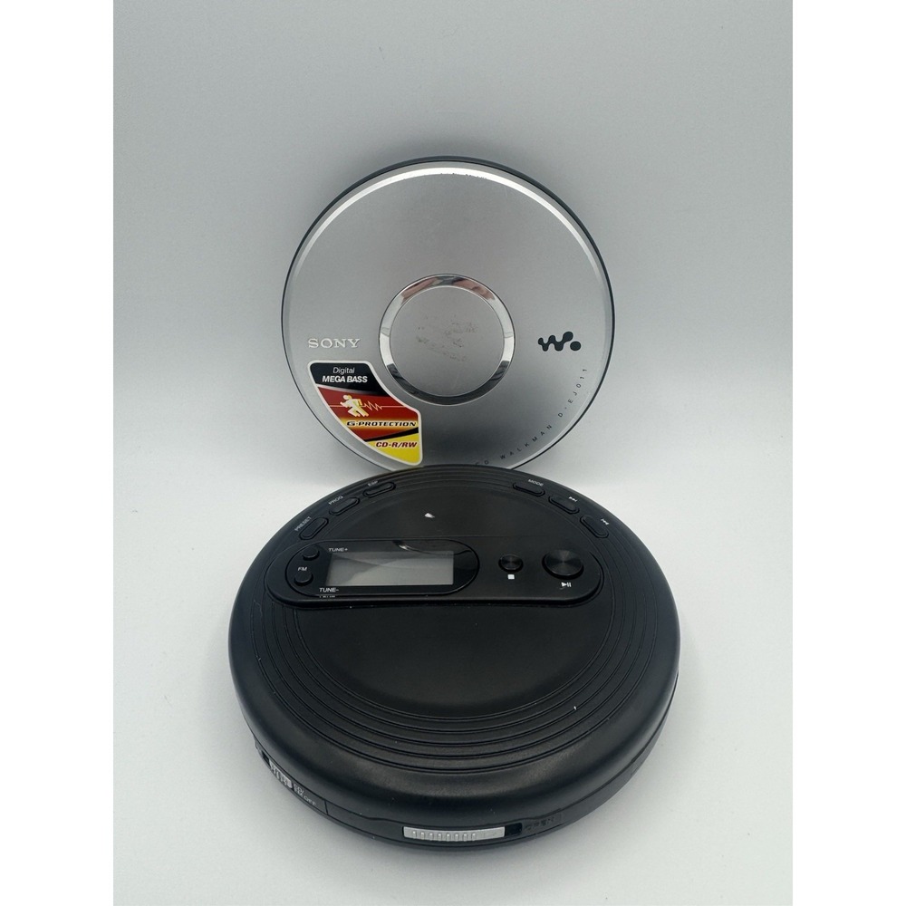 Lot of 2 Portable CD Players Sony Walkman & Onn CD Player (For Parts)